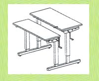 TABLE MULTI PC INFORMATIQUE 03375 - TABLE INFORMATIQUE A...