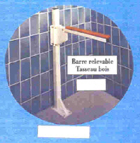 BR1060 - BARRE D'APPUI RELEVABLE (TYPE ACCOUDOIR)...