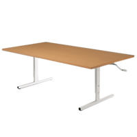ROPOX 03029 - TABLE DE TRAVAIL A HAUTEUR REGLABLE...
