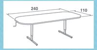 ROPOX 03090 - TABLE DE TRAVAIL A HAUTEUR REGLABLE...