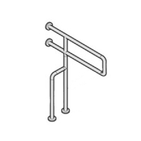 444 - NY - BARRE D'APPUI RELEVABLE (TYPE ACCOUDOIR)...