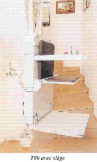 T80 - PLATEFORME ELEVATRICE INCLINEE...