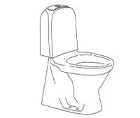 CUVETTE R 2094 - CUVETTE DE WC / TOILETTES...