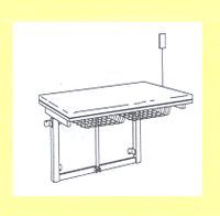 RB 14120 - TABLE DE DOUCHE A HAUTEUR VARIABLE...