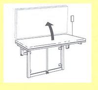 RB 14220 - TABLE DE DOUCHE A HAUTEUR VARIABLE...