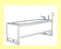 BAIGNOIRE RB 2120 - BAIGNOIRE A HAUTEUR VARIABLE...