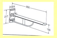 BARRE DE REL�VEMENT RF 018 - BARRE D'APPUI RELEVABLE (TY...