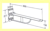 BARRE DE REL�VEMENT RF 548 - BARRE D'APPUI RELEVABLE (TY...