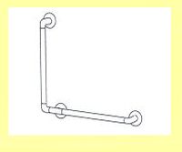 BARRE D'APPUI R 1374 - BARRE D'APPUI COUDE FIXE...