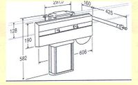 SUPPORT DE LAVABO R 4760 - CHASSIS DE MEUBLE A HAUTEUR V...