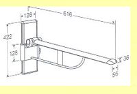 BARRE DE REL�VEMENT R 3146 - BARRE D'APPUI RELEVABLE (TY...