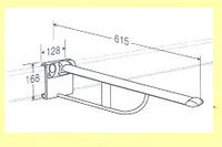 BARRE DE REL�VEMENT R 3516 - BARRE D'APPUI RELEVABLE (TY...