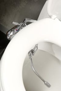 AQUALET 200 - LUNETTE DE WC / TOILETTES AVEC JET INTEGRE...