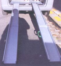 RAMPE TELESCOPIQUE 3 METRES - PAIRE DE RAMPES PORTABLES ...
