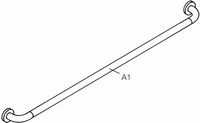 BARRE DE MAINTIEN 802 36 1S - BARRE D'APPUI DROITE FIXE...