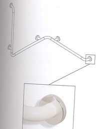BARRE DE MAINTIEN DOUCHE ET BAIGNOIRE 802 35 200 - BARRE...