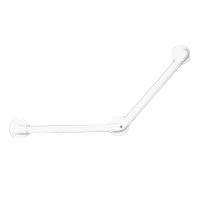 Barre coudée à 135° 01915WH - Barre d'appui coudée fixe...