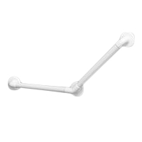 Barre cannelée coudée à 135° 01440WH - Barre d'appui dro...