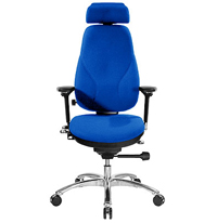 OPERA 10 - CHAISE DE BUREAU A HAUTEUR VARIABLE PAR VERIN...