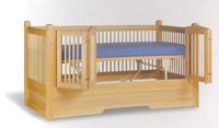 HANNAH 70 NATURE 200X100 - LIT SIMPLE A HAUTEUR VARIABLE...