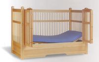 HANNAH 98 NATURE 170X90 - LIT SIMPLE A HAUTEUR VARIABLE...