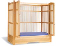 HANNAH 170 NATURE 200X100 - LIT SIMPLE A HAUTEUR VARIABL...