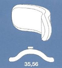 APPUI TETE PLUSH P1400 - APPUI-TETE POUR FAUTEUIL ROULAN...