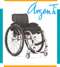ARGON TI - FAUTEUIL ROULANT MANUEL LEGER A CHASSIS FIXE...