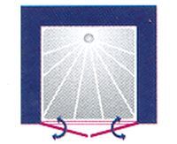 PO 00 750 - PORTE DE DOUCHE MI-HAUTEUR...