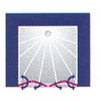 PO 01 045 - PORTE DE DOUCHE MI-HAUTEUR...