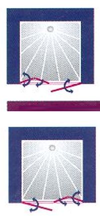 PO 01 240 / PO 01 280 - PORTE DE DOUCHE MI-HAUTEUR...
