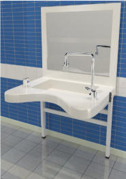 Lavabo réglable - Lavabo à hauteur variable...