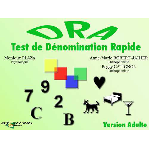 DRA Test de dnomination rapide - Logiciel de rducatio...
