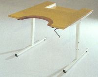 ERGOTABLES TRIPLE PC 03369 - TABLE DE TRAVAIL A HAUTEUR ...