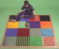 SOL TACTILE + CADRE - JOUET D'EVEIL...