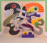 PANNEAU MURAL TACTILE LOOPINGS - JOUET D'EVEIL...
