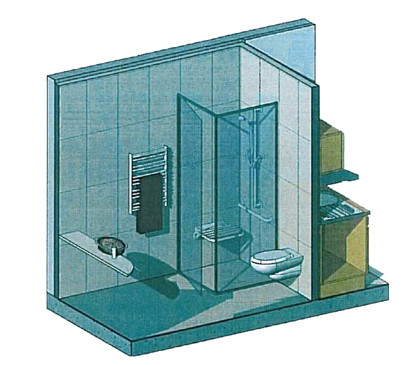 EUGENIE - CABINE INTEGRALE WC / TOILETTES...