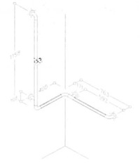 0486 210 - BARRE D'APPUI MODULAIRE FIXE...