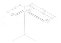 0483 030 - BARRE D'APPUI MODULAIRE FIXE...