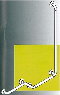046400-BARRE DE DOUCHE EN T - BARRE D'APPUI MODULAIRE FI...