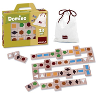 2356-DOMINOS GEOMETRIQUES - JEU DE SOCIETE...