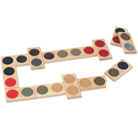 2305-GRANDS DOMINOS TACTILES - JEU DE SOCIETE...