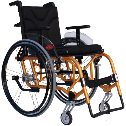 EXCEL G6 - FAUTEUIL ROULANT MANUEL STANDARD A CHASSIS FI...