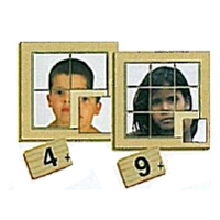 5034-5035-5040-PUZZLE CARRES - JEU DE SOCIETE...