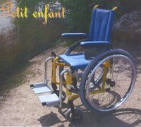 PANDA DOSSIER INCLINABLE - FAUTEUIL ROULANT MANUEL ENFAN...