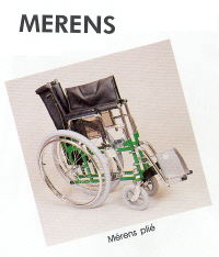 MERENS GRANDE LARGEUR INCLINABLE - FAUTEUIL ROULANT MANU...