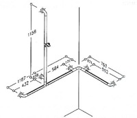 4487 040 - BARRE D'APPUI MODULAIRE FIXE...