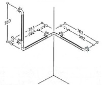 4485 010 - BARRE D'APPUI MODULAIRE FIXE...