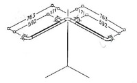 4483 010 - BARRE D'APPUI MODULAIRE FIXE...
