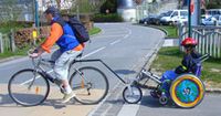 MTC + RISKJA - CYCLE POUR POUSSER OU TIRER UN FAUTEUIL R...